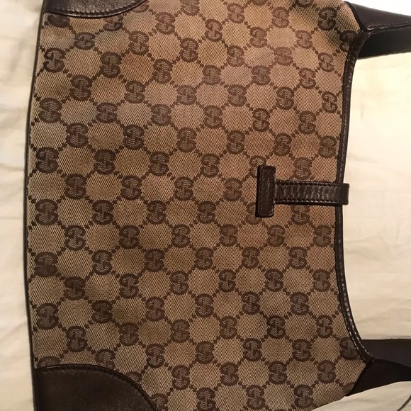 Gucci Vintage Jackie Hobo Canvas Bag on Mercari - Picture 4 of 8